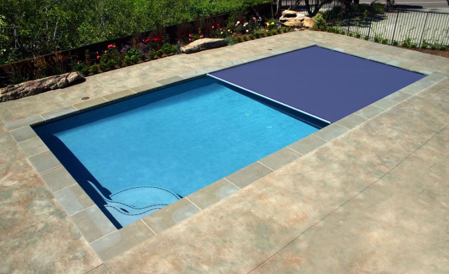Dusky Blue pool cover