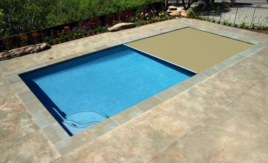 Tan pool cover